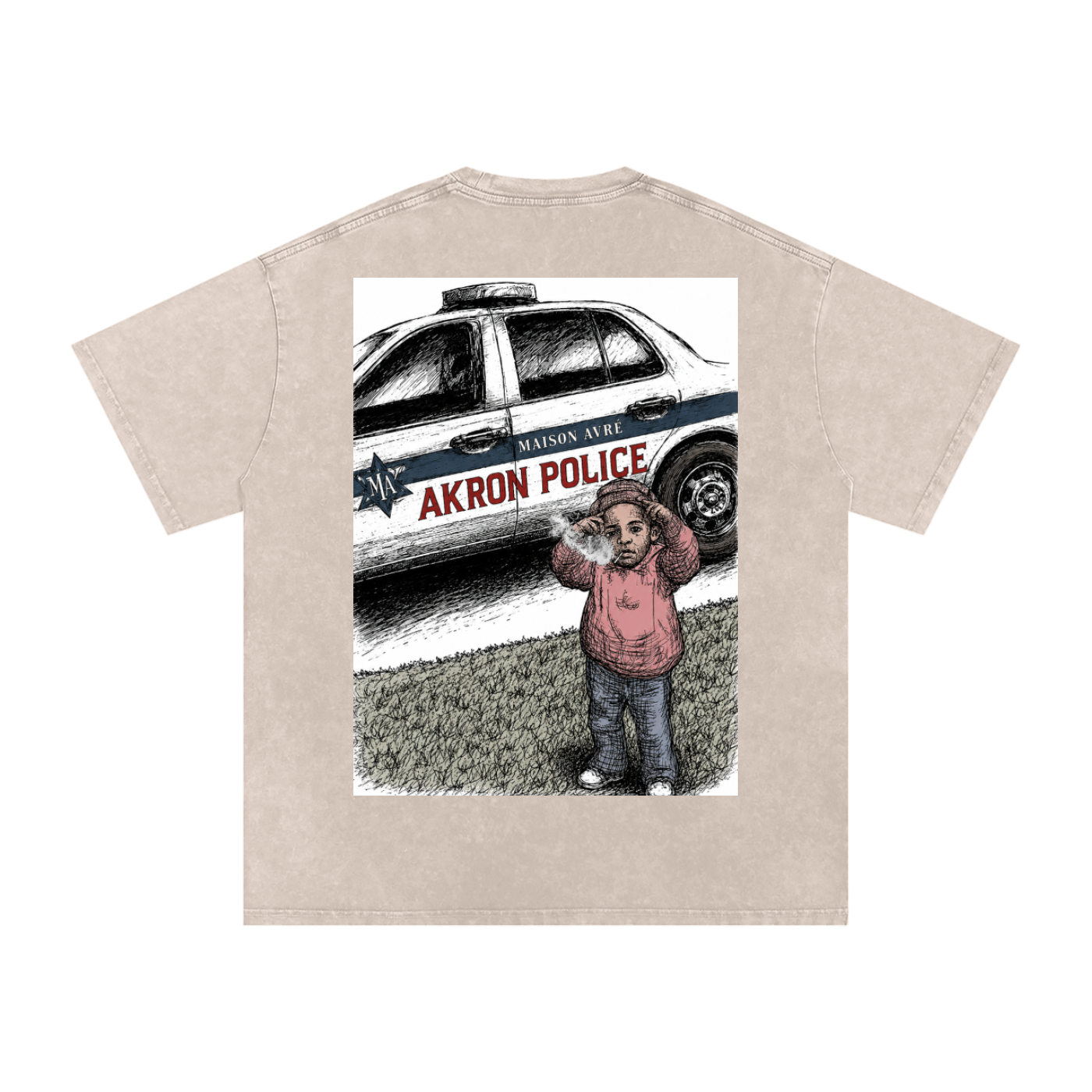Snow Washed Oversized T-Shirt