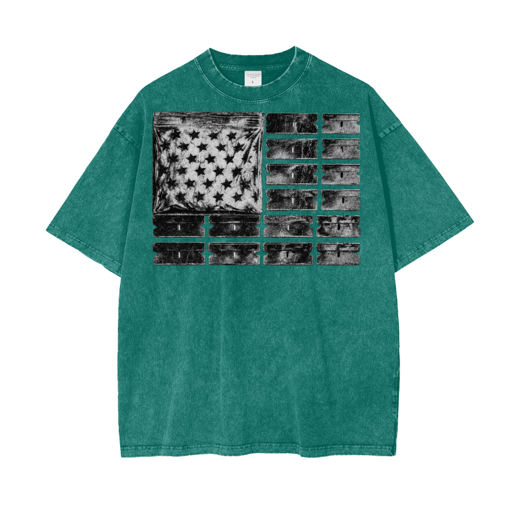 Oversize Snow Washed “EWS” Tee