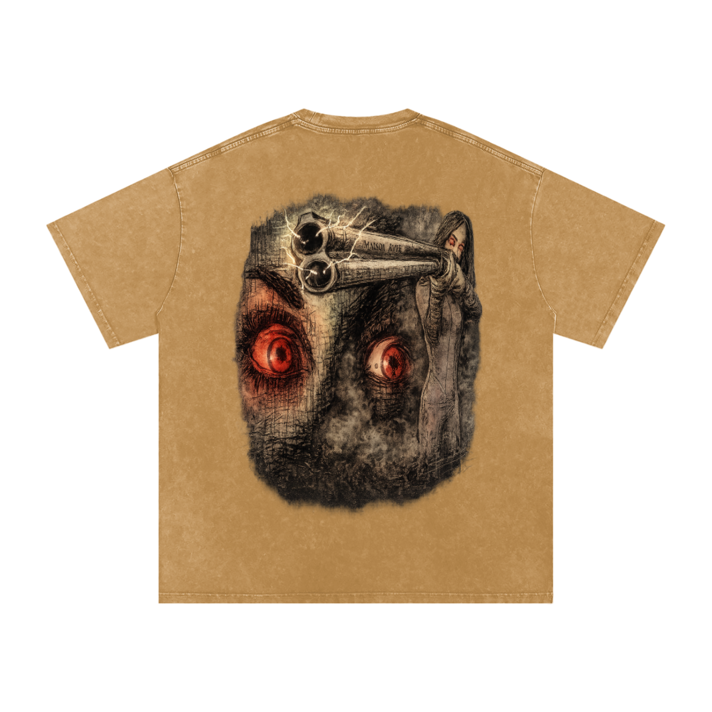 Snow Washed Oversized DEAD YOUTH Tee