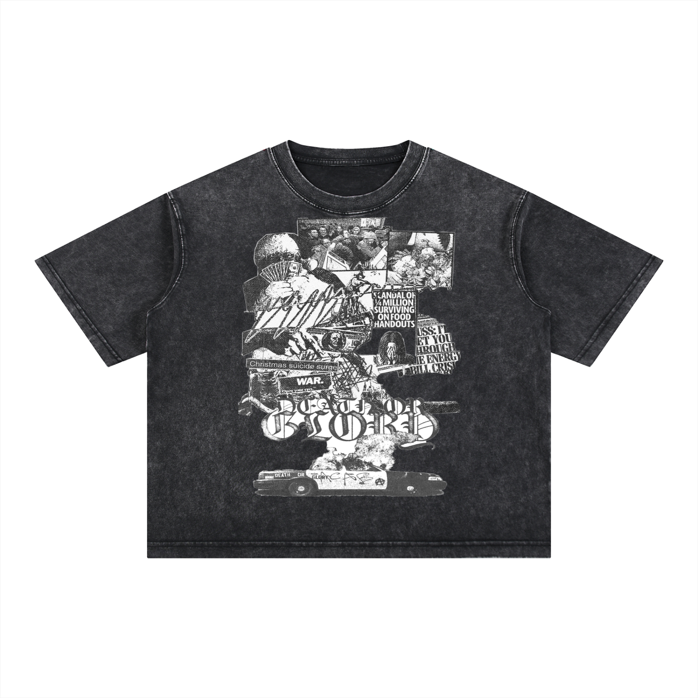 Mineral Wash Boxy Cotton T-Shirt
