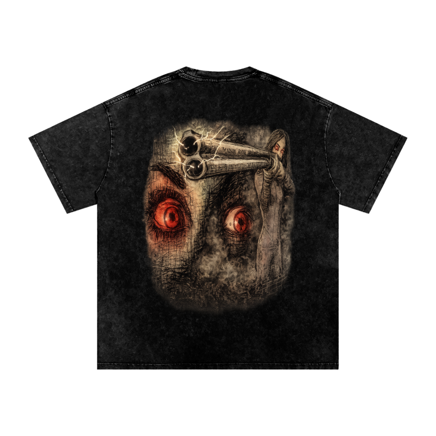 Snow Washed Oversized DEAD YOUTH Tee