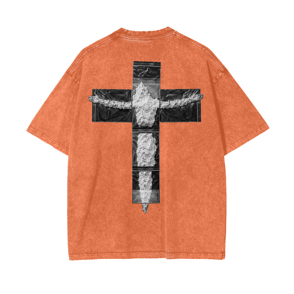 Oversize Snow Washed “EWS” Tee