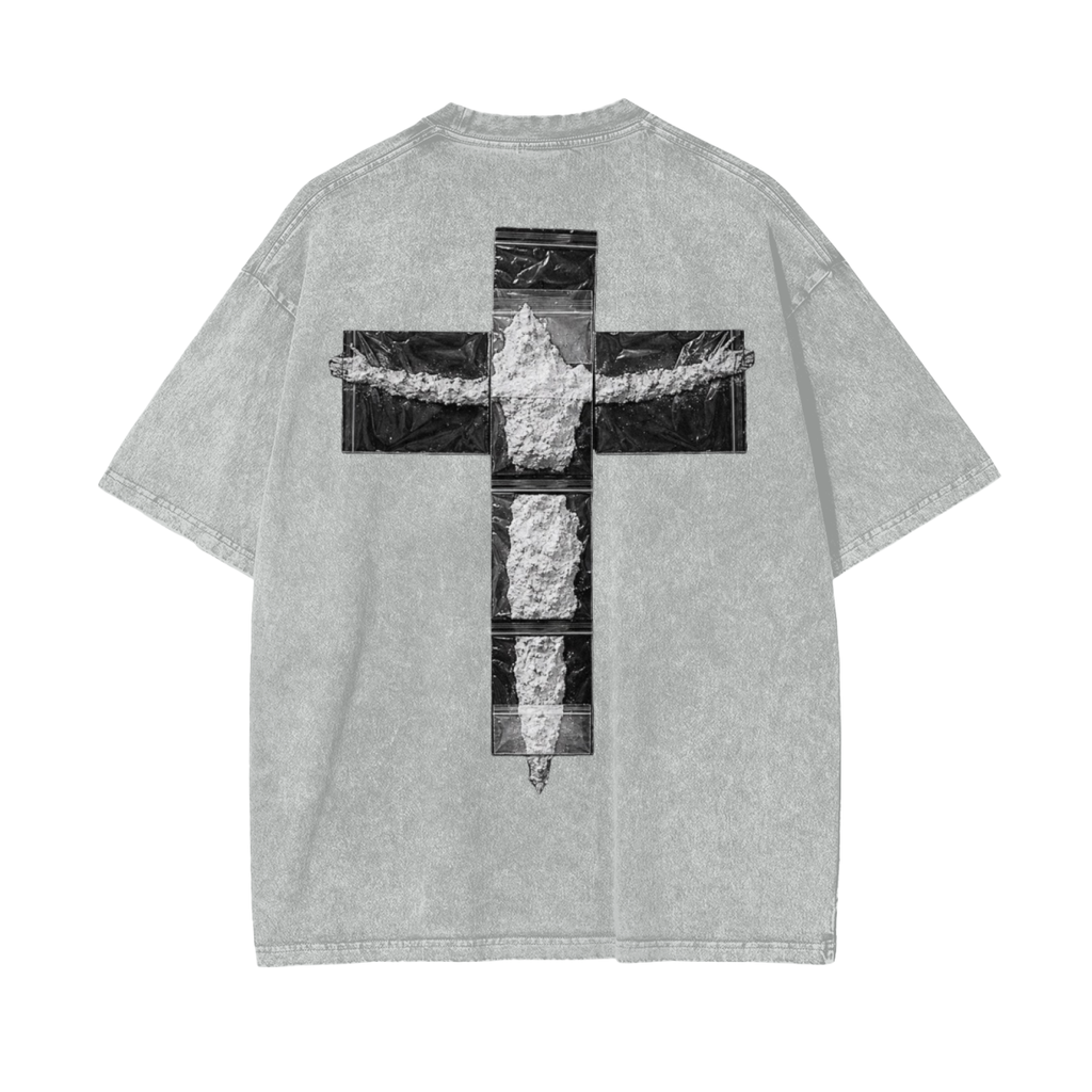 Oversize Snow Washed “EWS” Tee