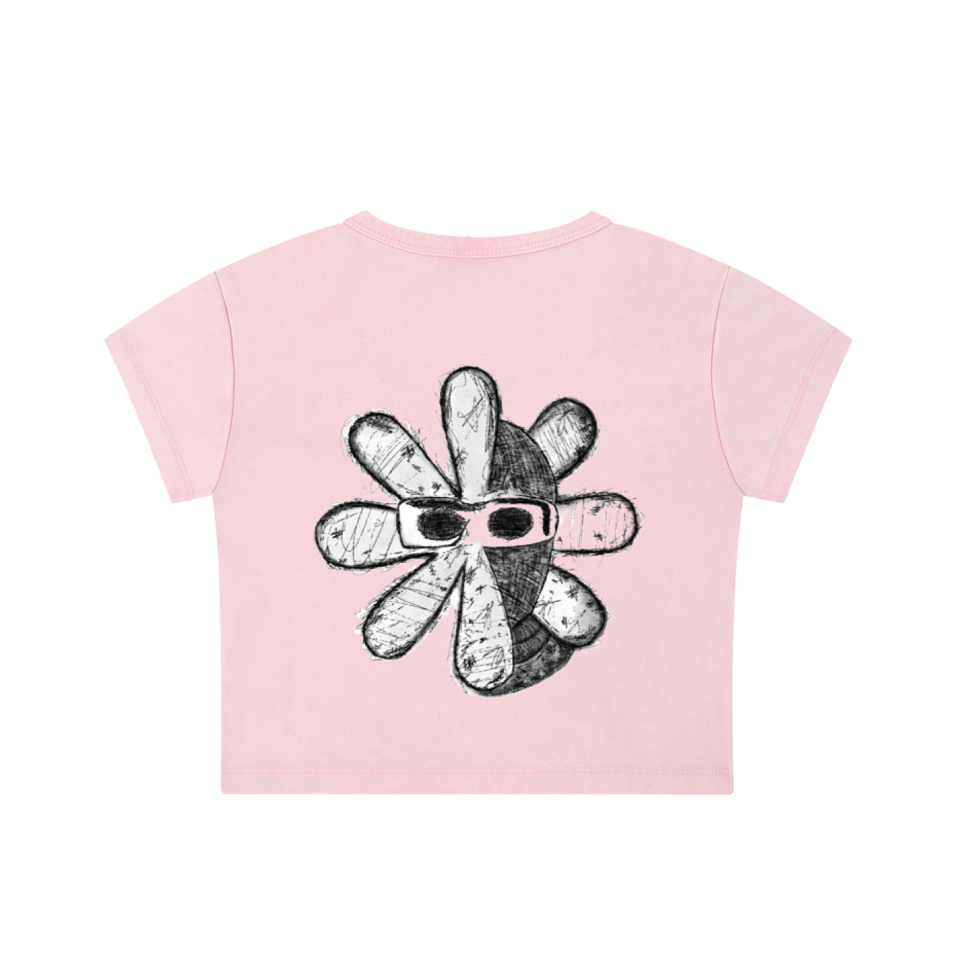 Snow Washed WDW Crop Top