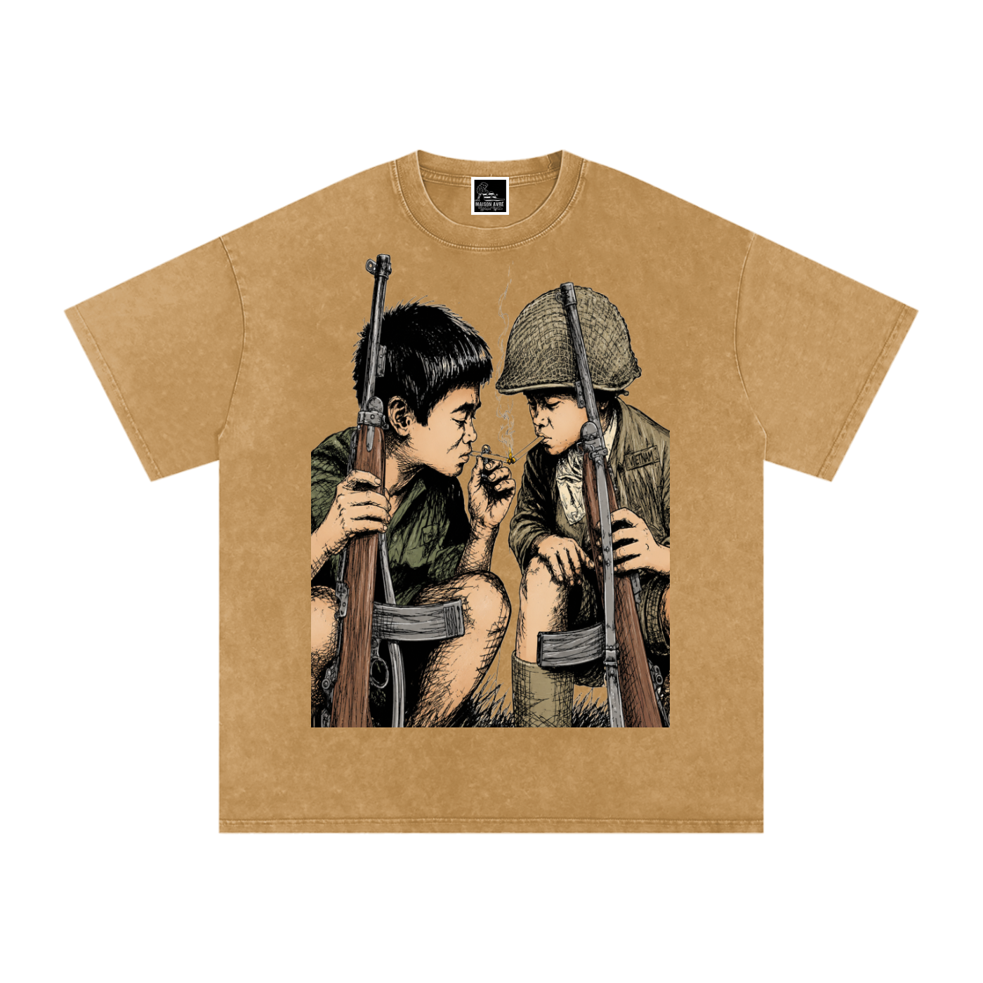 Snow Washed Oversized DEAD YOUTH Tee