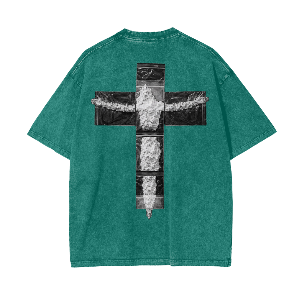 Oversize Snow Washed “EWS” Tee
