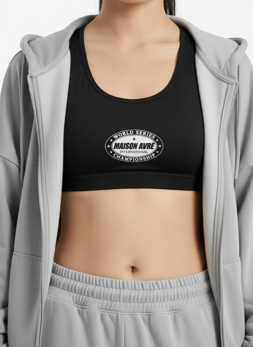 Detail shot of Women's Cropped Sports Bra