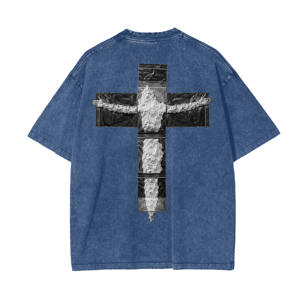 Oversize Snow Washed “EWS” Tee