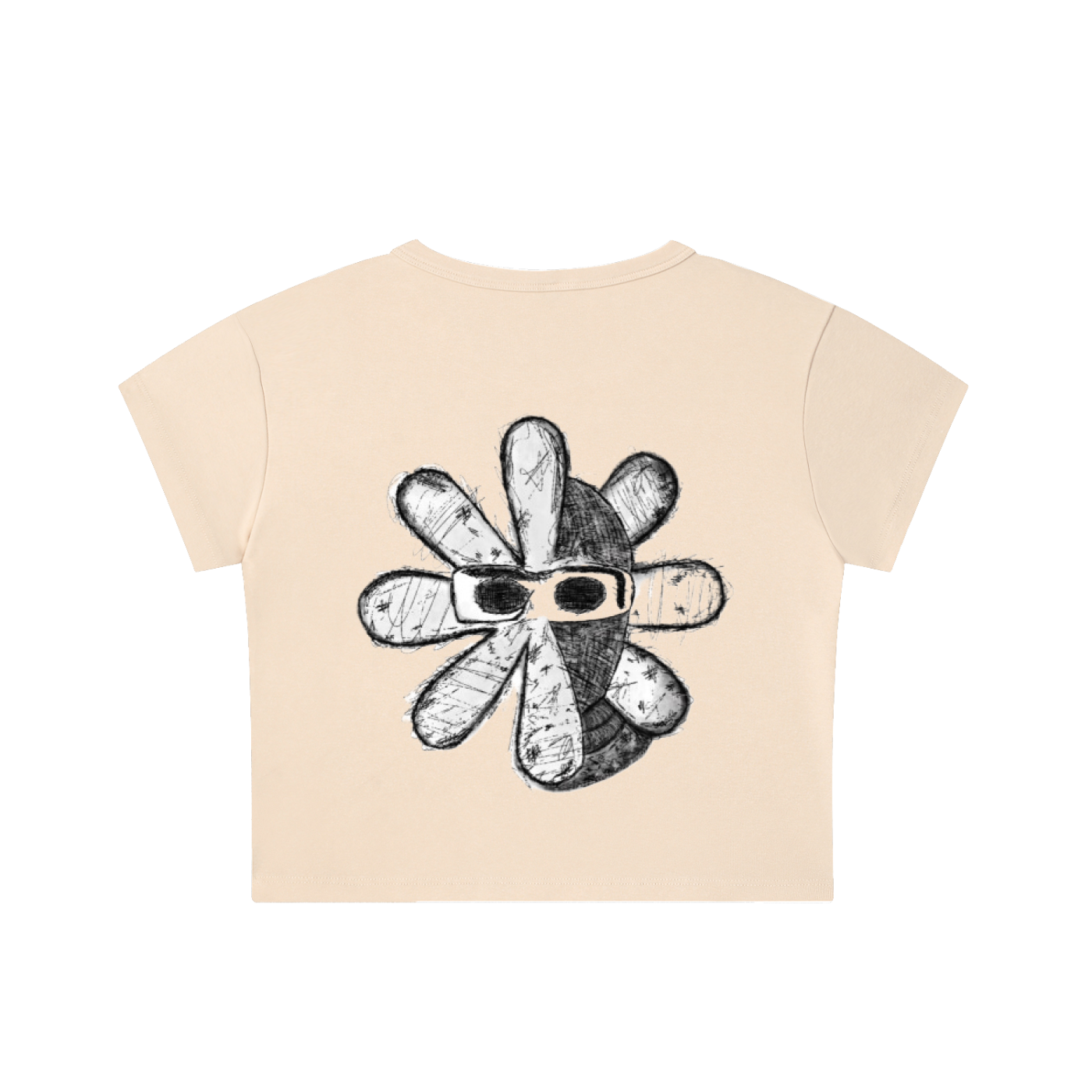 Snow Washed WDW Crop Top