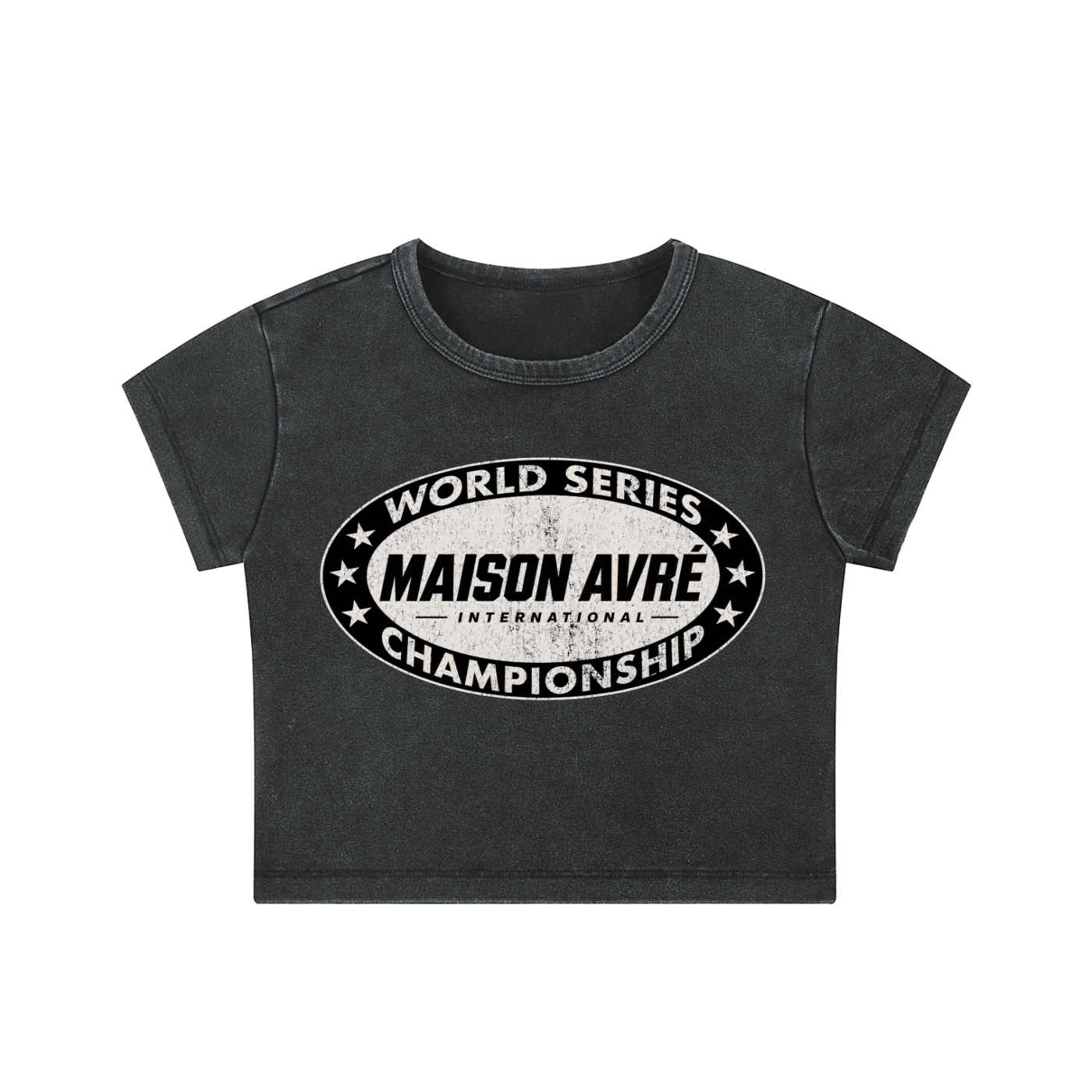 Snow Washed Crop Top